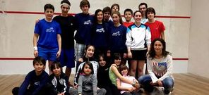 El Squash Santiago compiti� con un total de veinte deportistas.