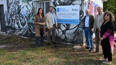 El conselleiro de Presidencia, Xustiza e Deportes, Diego Calvo, acompa&ntilde;ado por la directora de Administraci&oacute;n Local, Natalia Prieto, y por el delegado de la Xunta en Ourense, Manuel Pardo, conoci&oacute; las nuevas pistas de p&aacute;del de Beariz.