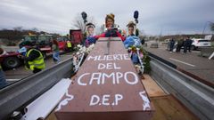 Los tractores ya salieron a las calles en Valladolid