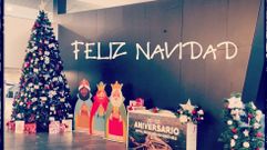 �rbol de Navidad en el HULA