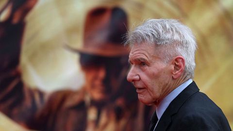 Harrison Ford, este lunes en la premire en Londres.