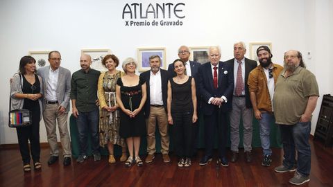 ENTREGA DE LOS PREMIOS ATLANTE EN EL MUSEO DEL GRAVADO DE ARTES E INAUGURACION DE LA EXPOSICION DE TODOS LOS PREMIADOS DE LOS ULTIMOS 10 AOS