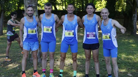 Leiro celebra 41 historias de su carrera popular.La zona de O Salgueiral fue el eje de la clsica de O Ribeiro