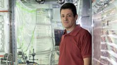 Jos� Luis Jim�nez, en la Universidad de Colorada, donde trabaja