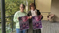 Cristina Outeiri�o y Maribel Poisa presentaron las actividades organizadas con motivo del 25N en Allariz