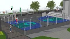 En la plaza de Jos� Toubes Pego, bajo el viaducto de Alfonso Molina, habr� una pista de skate y otra multideporte