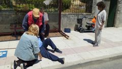 Herido un viandante al tropezar con una marquesina sin cristal en Narn