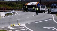 El accidente ocurri� el 3 de mayo del 2009 en la rotonda de Lavacolla. Murieron tres j�venes.