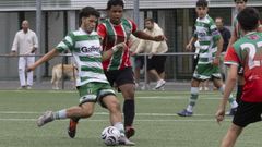 Imagen del Paiosaco-Xuventude Laracha, que finaliz&oacute; con triunfo verdiblanco por 2-0.