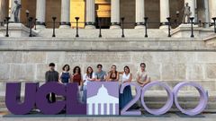 Ocho de los diecis�is alumnos becados por la Fundaci�n Barri� en la edici�n del 2026