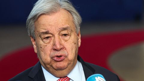 El secretario general de la ONU, Ant�nio Guterres.