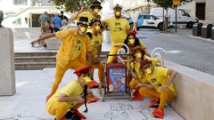 Payasos en el 22� Festival Manic�micos por las calles de la ciudad.Payasos en el 22� Festival Manic�micos por las calles de la ciudad