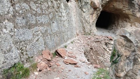Desprendimiento en la Ruta del Cares