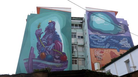 Mural en Ribeira