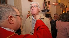 Celebraci�n de San Blas en la iglesia de Posmarcos