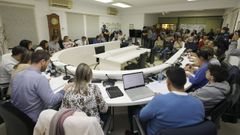 Foto de archivo de una sesin plenaria celebrada en Foz