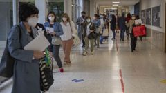 Correctores de Lengua y Lingua esperaban el jueves su turno para entregar a la CIUG las notas de los ex�menes de selectividad