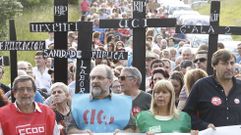 Manifestaci�n en defensa del hospital Meixoeiro