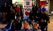 La �Pontevedrada� recorre el Camino Portugu�s hasta Santiago en una caminata nocturna ininterrumpida. 