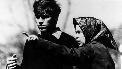 La reina Isabel II junto al pr�ncipe Andr�s