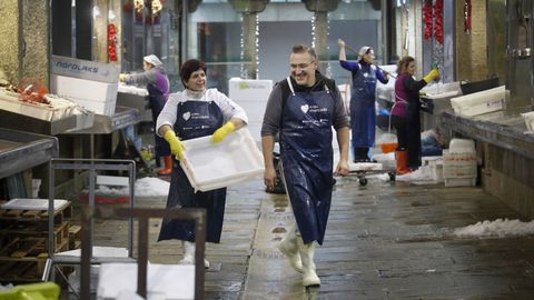 Venta de pescado y marisco en Santiago de Compostela