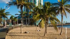 El paseo mar�timo de Arrecife, en una imagen de archivo