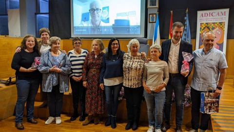 Jornada de Adicam en la que premiaron al doctor Gonzalo de Castro Puga