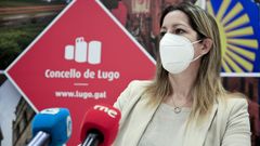 La alcaldesa de Lugo, Lara M�ndez, dio positivo por covid