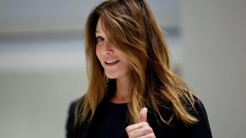 La cantante Carla Bruni, esposa del expresidente franc�s Nicolas Sarkozy.