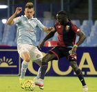 Drazic disput� sus primeros minutos con la camiseta celeste.