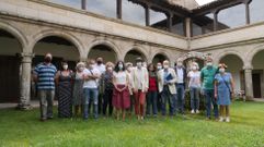 Ana Pont�n se reuni� con cargos del BNG y agentes sociales en el monasterio de Ferreira