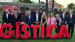 El ministro de Transportes y Movilidad Sostenible, �scar Puente, en la Nit de la Log�stica del SIL, organizado por el CZFB 