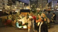 Imagen del mercadillo navide�o de la plaza de Armas en la anterior edici�n.