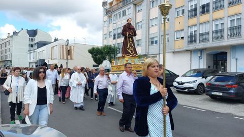 Otro momento del recorrido de la procesin