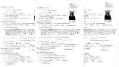 Del expediente del rianxeiro durante su estancia en la c�rcel se conservan 66 folios, en los que se incluyen desde su condena a registros de visitas, una relaci�n de sanciones disciplinarias impuestas en prisi�n e incluso documentaci�n relativa a su divorcio. En la imagen, la ficha del preso Ram�n Cebreiro Ord��ez, detenido el 15 de septiembre de 1976.