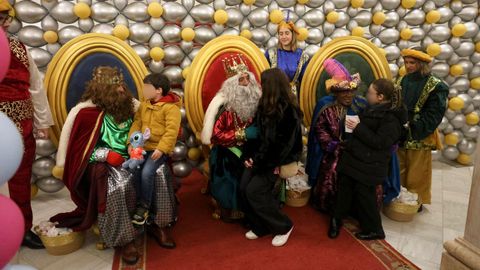 Recepci�n de los Reyes Magos en el Concello de Ferrol.