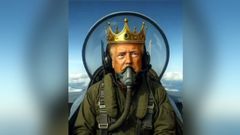 Imagen generada por IA y publicada por Donald Trump en su red social