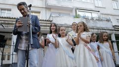 Xulio Ferreiro en las fiestas de Los Castros 