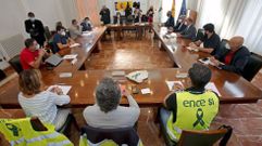 Mesa de di�logo sobre Ence reunida en la Subdelegaci�n del Gobierno en Pontevedra