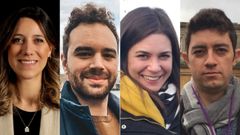 De izquierda a derecha, Marta Rivera, Santiago P�rez, Estefan�a Dom�nguez y Juan Carlos Garc�a