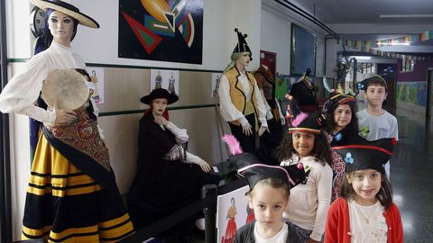 Romara das Letras no colexio de Escarabote