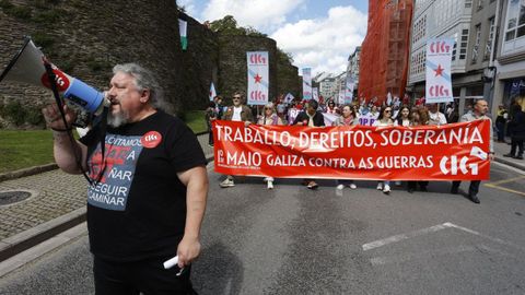 Manifestación en Lugo.