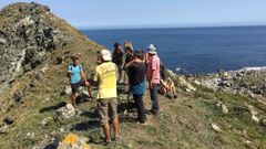 Ruta geolgica de las playas de arena negra, en la costa de Cedeira, guiada por Francisco Canosa