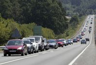 Llegar al centro O Grove puede llevar hasta media hora, pues las retenciones son diarias. 