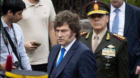 El presidente argentino, Javier Milei