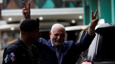 El expresidente paname�o, Ricardo Martinelli