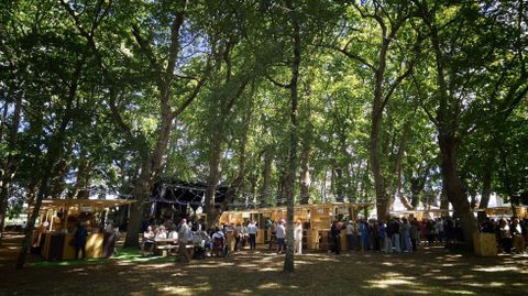 La devesa de Escair�n es el lugar central de la Festa da Vandima da Ribeira Sacra