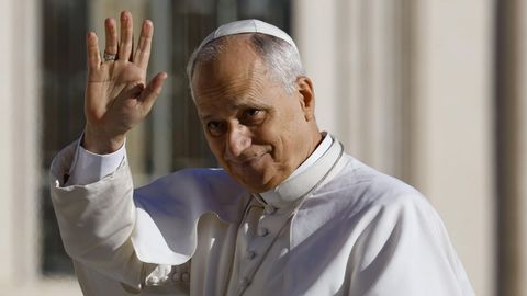 El papa Le�n XIV, en el Vaticano