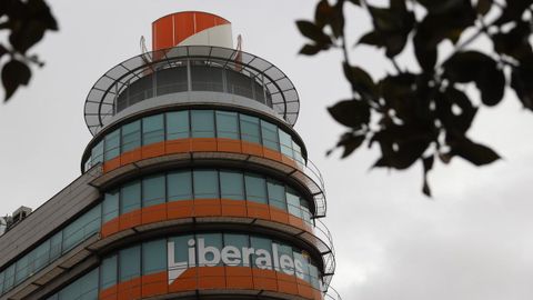 Fachada de la actual sede de Ciudadanos, en Madrid