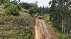 Arreglo de pistas forestales en Ribadeo